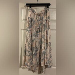 Z Supply floral Print Maxi Skirt